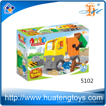 Hot Selling criativo mega Solo para baixo carros Building Blocks Brinquedos